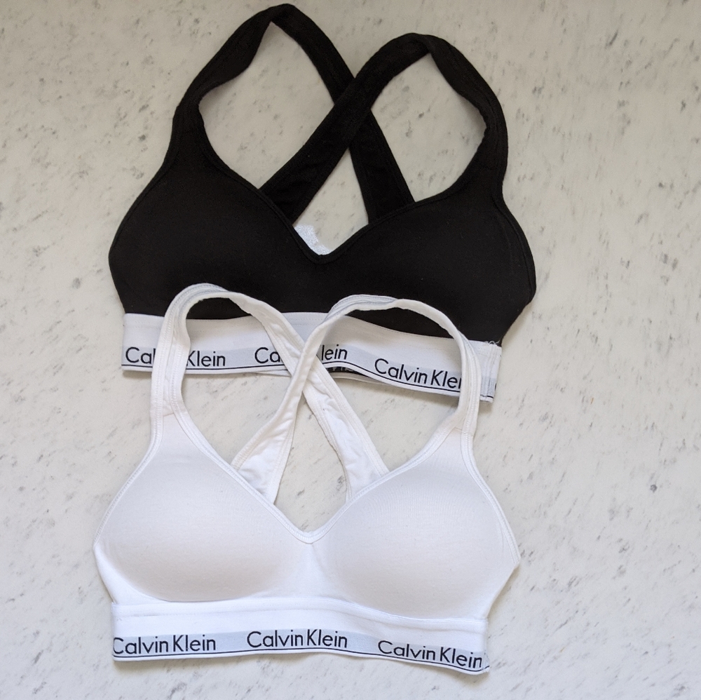 White Calvin Klein Modern Cotton Bralette